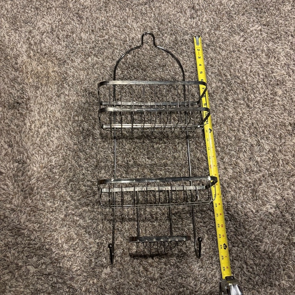 Silver Wire Shower Caddy